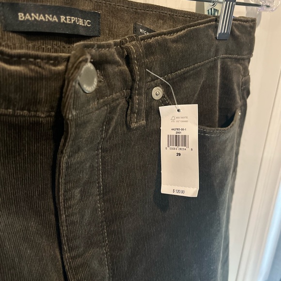 Banana Republic | NWT | size 29 - High rise skinny Corduroy Jeans - Picture 2 of 5